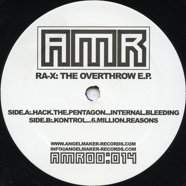Ra-X : The Overthrow E.P. (12", EP)