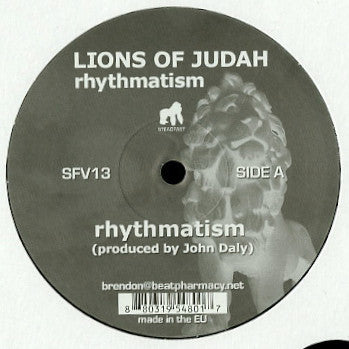 The Lions Of Judah : Rhythmatism (12")