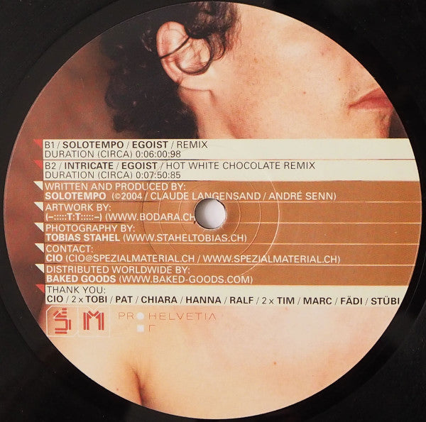 Solotempo : Egoist (12", EP, Ltd)
