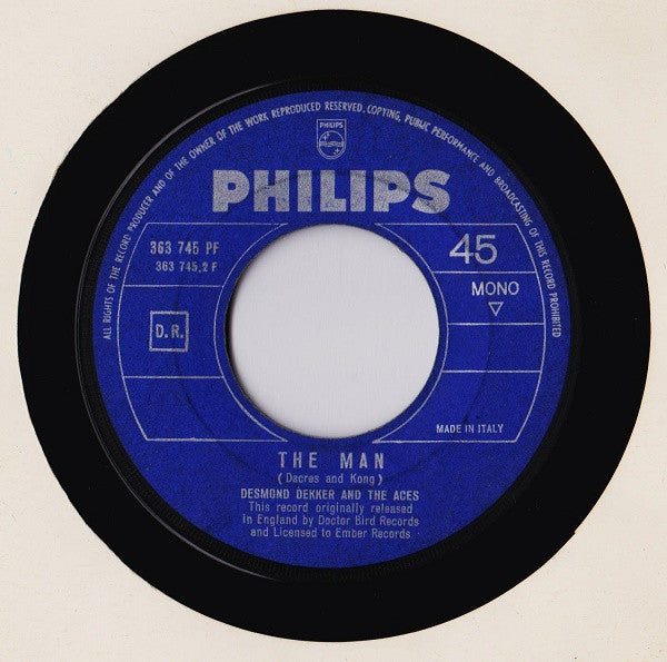 Desmond Dekker And The Aces* : Israelites / The Man (7", Mono)