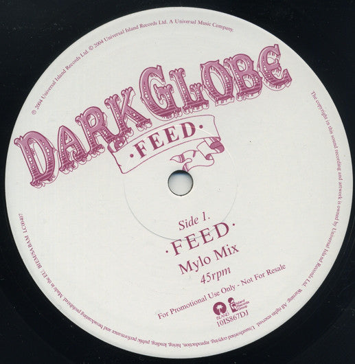 Dark Globe : Feed (10", Promo)