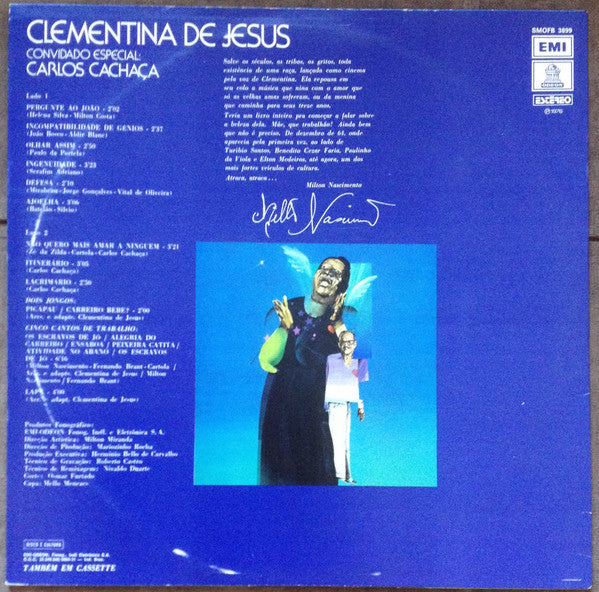 Clementina De Jesus Convidado Especial: Carlos Cachaça : Convidado Especial: Carlos Cachaça (LP, Album)