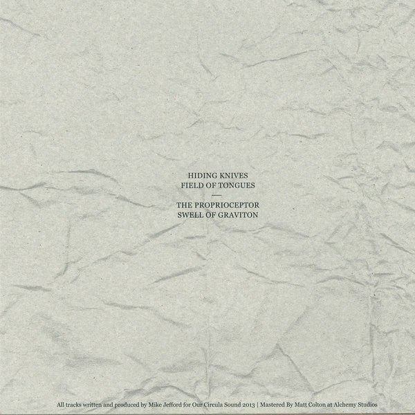 Positive Centre : Hiding Knives (12", Whi)