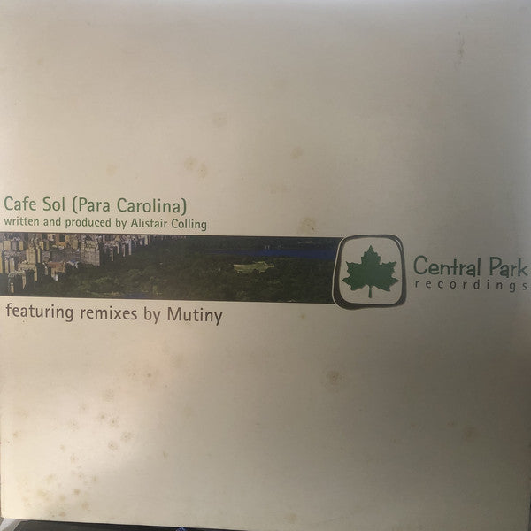 Alistair Colling : Cafe Sol (Para Carolina) (12")