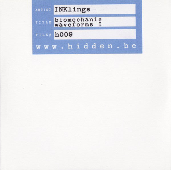 INKlings : Biomechanic Waveforms I (CDr, Album, Ltd)