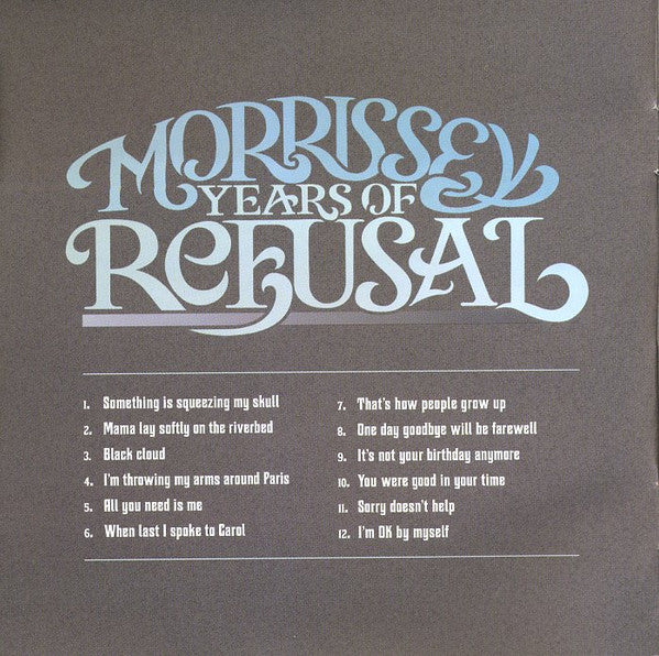 Morrissey : Years Of Refusal (CD, Album, Sup)