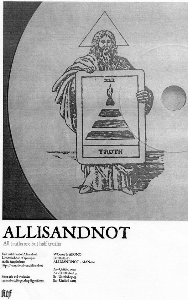 WC0016 &amp; Abono : Untitled E.P.  (12", EP, Ltd, W/Lbl)