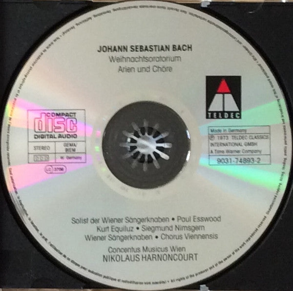 Johann Sebastian Bach / Concentus Musicus Wien, Nikolaus Harnoncourt : Weihnachtsoratorium • Arien &amp; Chöre (CD)