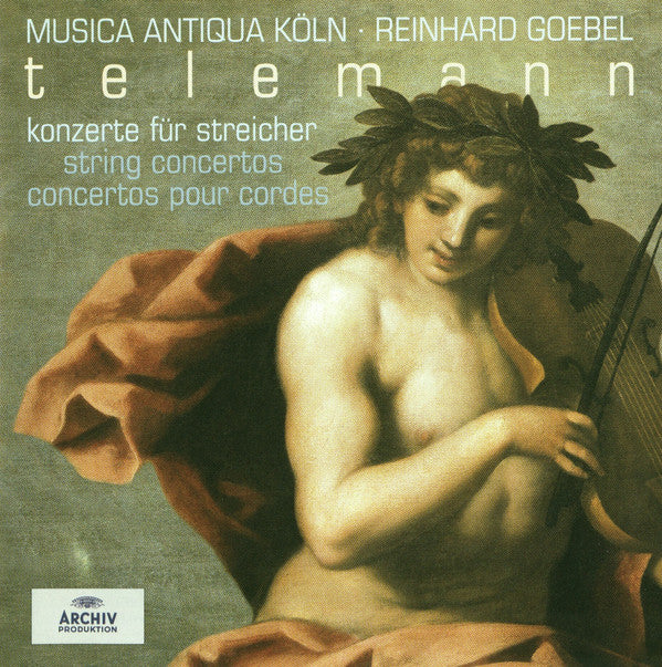 Telemann* - Musica Antiqua Köln · Reinhard Goebel : String Concertos (CD, Album)