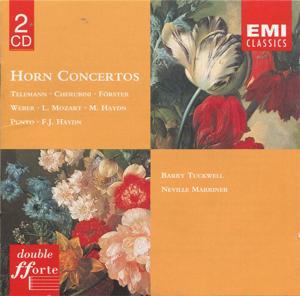 Telemann* • Cherubini* • Förster* • Weber* • L. Mozart* • M. Haydn* • Punto* • F. J. Haydn* – Barry Tuckwell • Academy Of St. Martin in the Fields* / Sir Neville Marriner : Horn Concertos (2xCD, Comp, RE, RM)