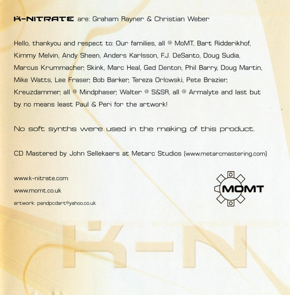 K-Nitrate : Active Cell (CD, Album)