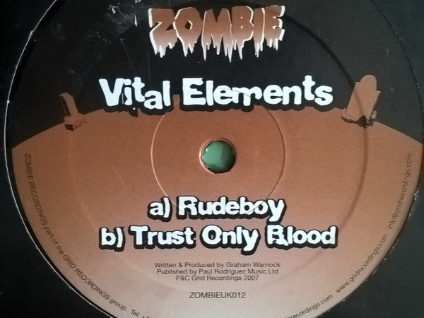 Vital Elements : Rudeboy / Trust Only Blood (12")